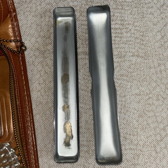 Men’s leather travel case from the 1950s genuine top grain cowhide USA - Picture 14 of 16